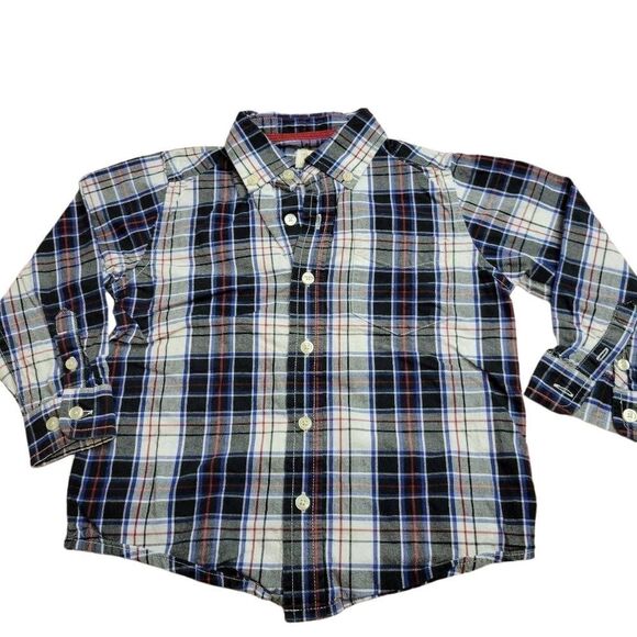 Children's Place plaid buttondown shirt 3T - Picture 1 of 4